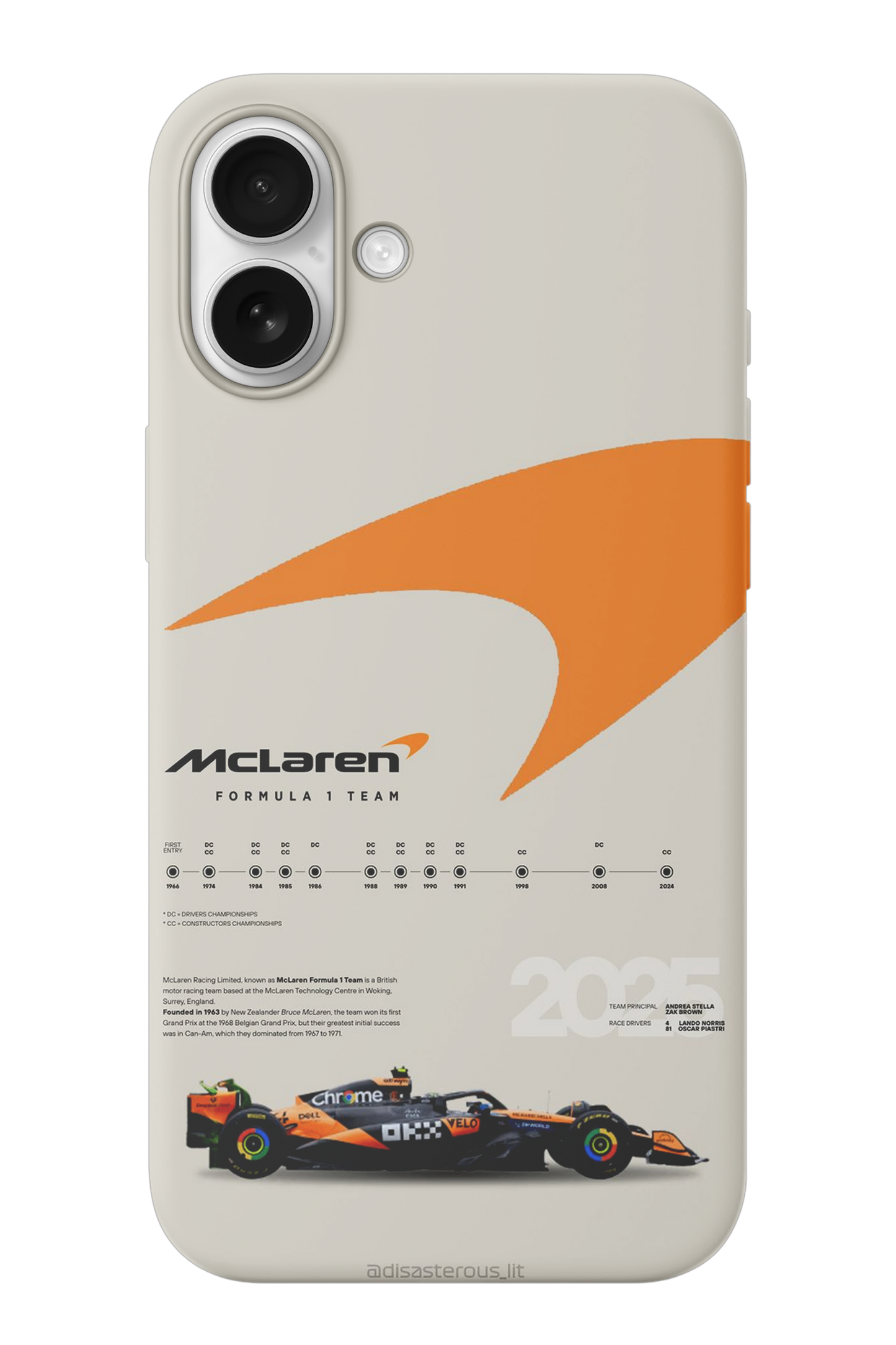 F1 McLaren Telefon Kılıfı R348