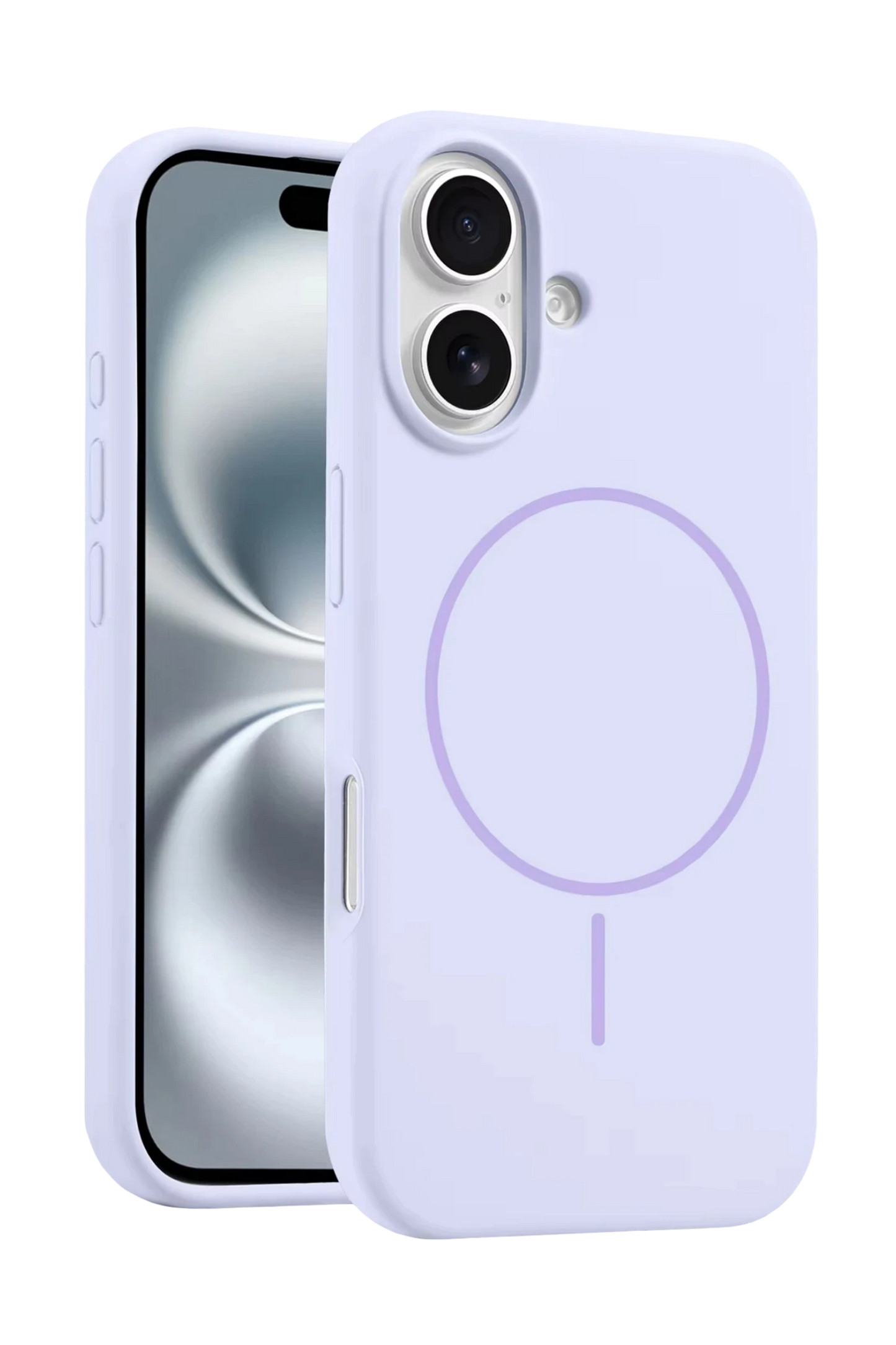 Magsafe Silikon Premium Kılıf - Lila