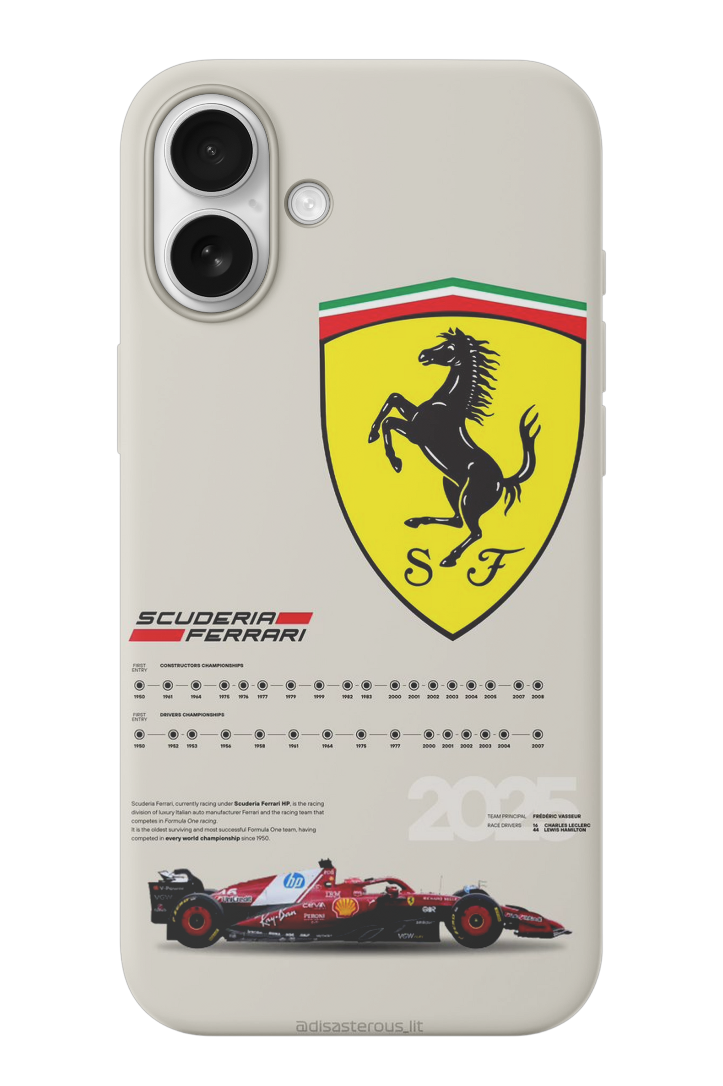 F1 Ferrari Telefon Kılıfı R349