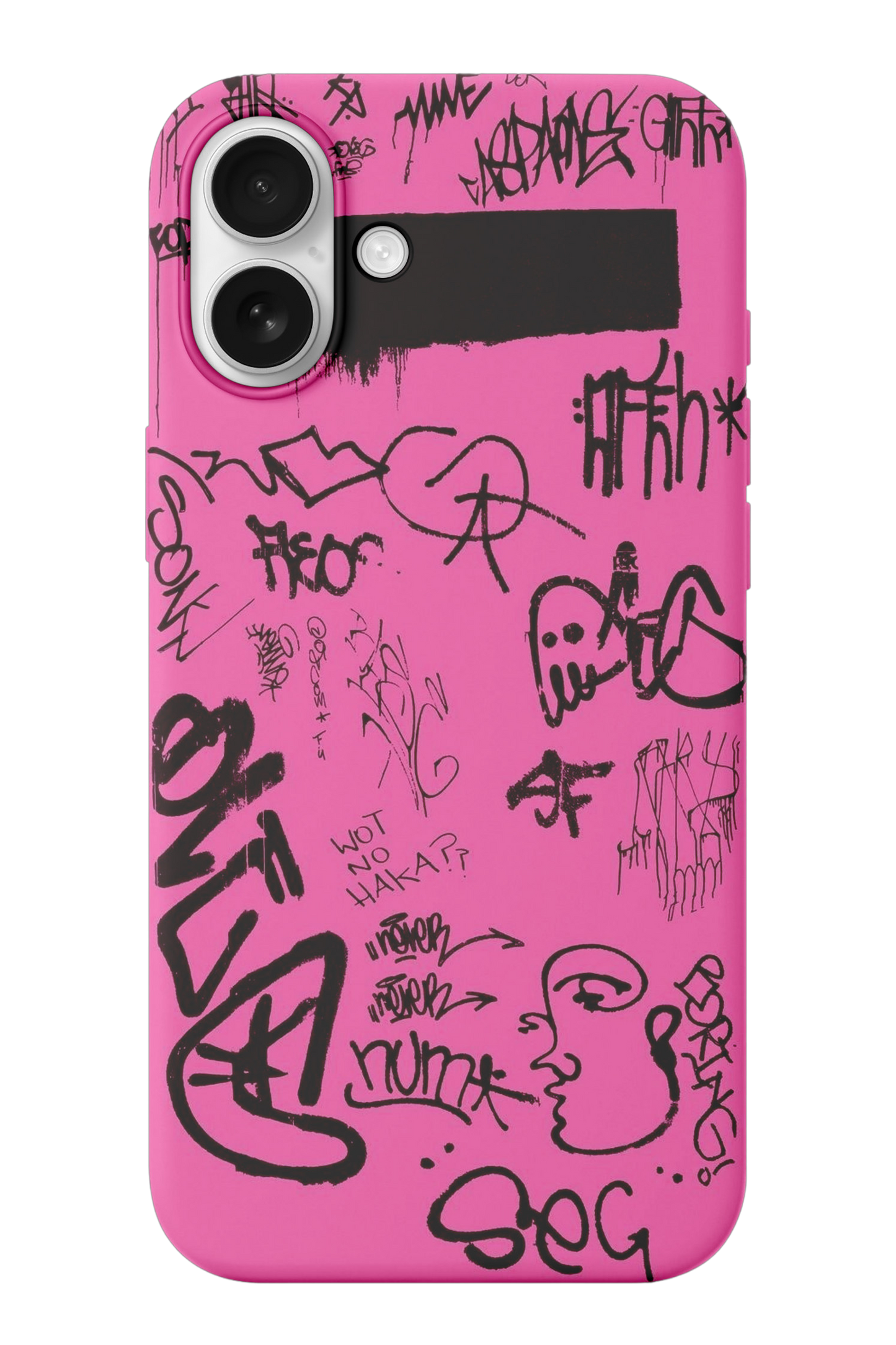 Pink Doodle Telefon Kılıfı R188