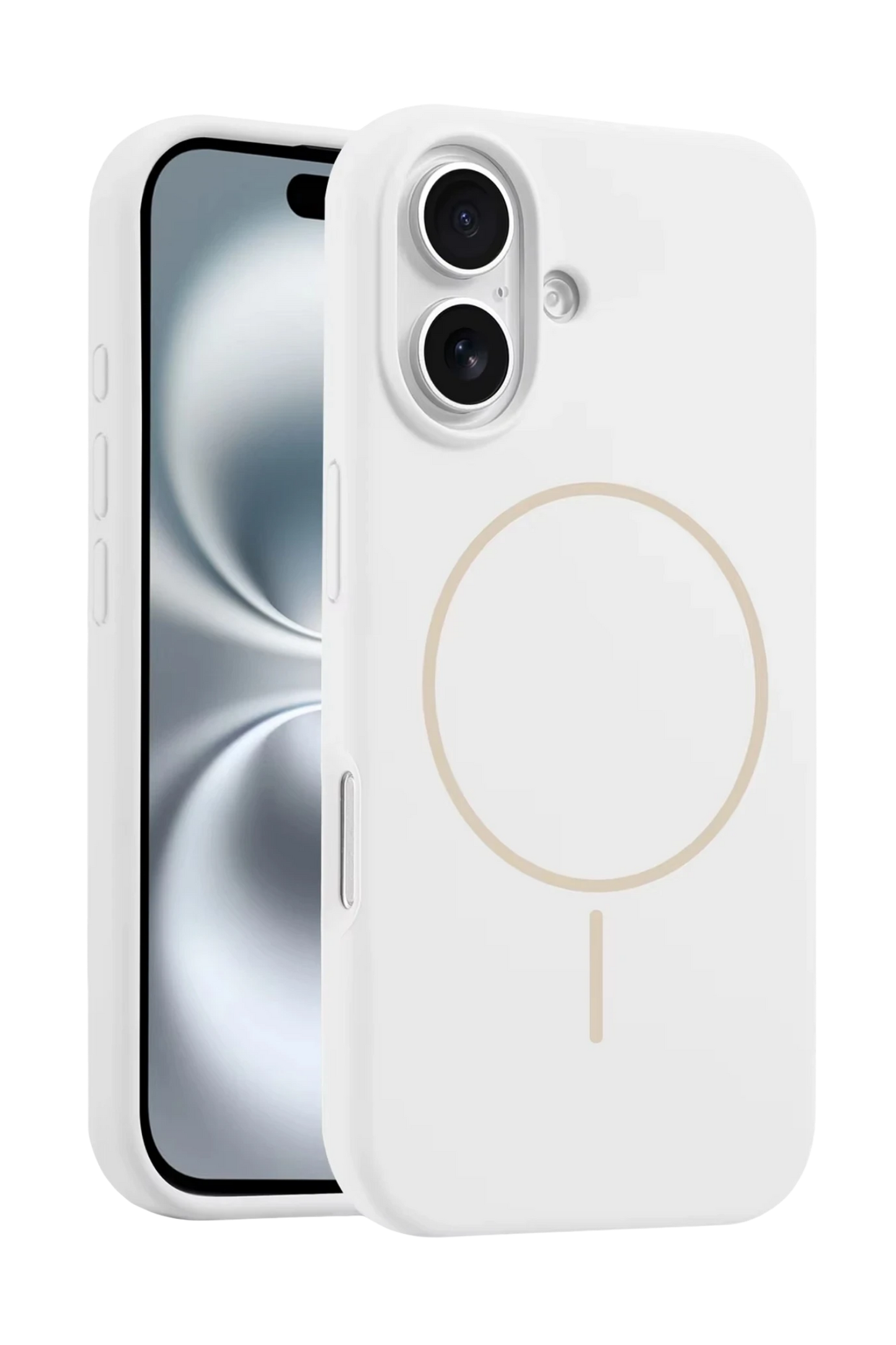 Magsafe Silikon Premium Kılıf - Beyaz