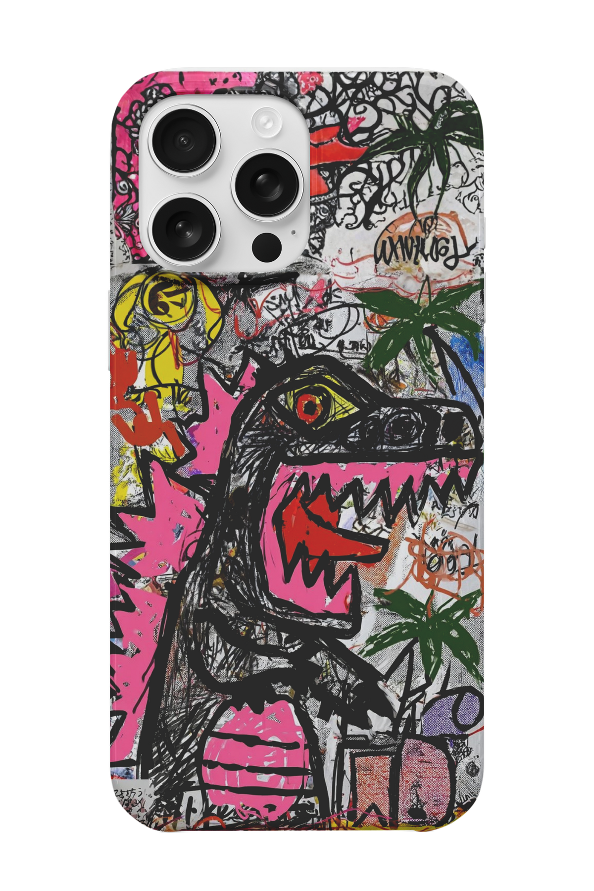 Graffiti Dino Telefon Kılıfı R653