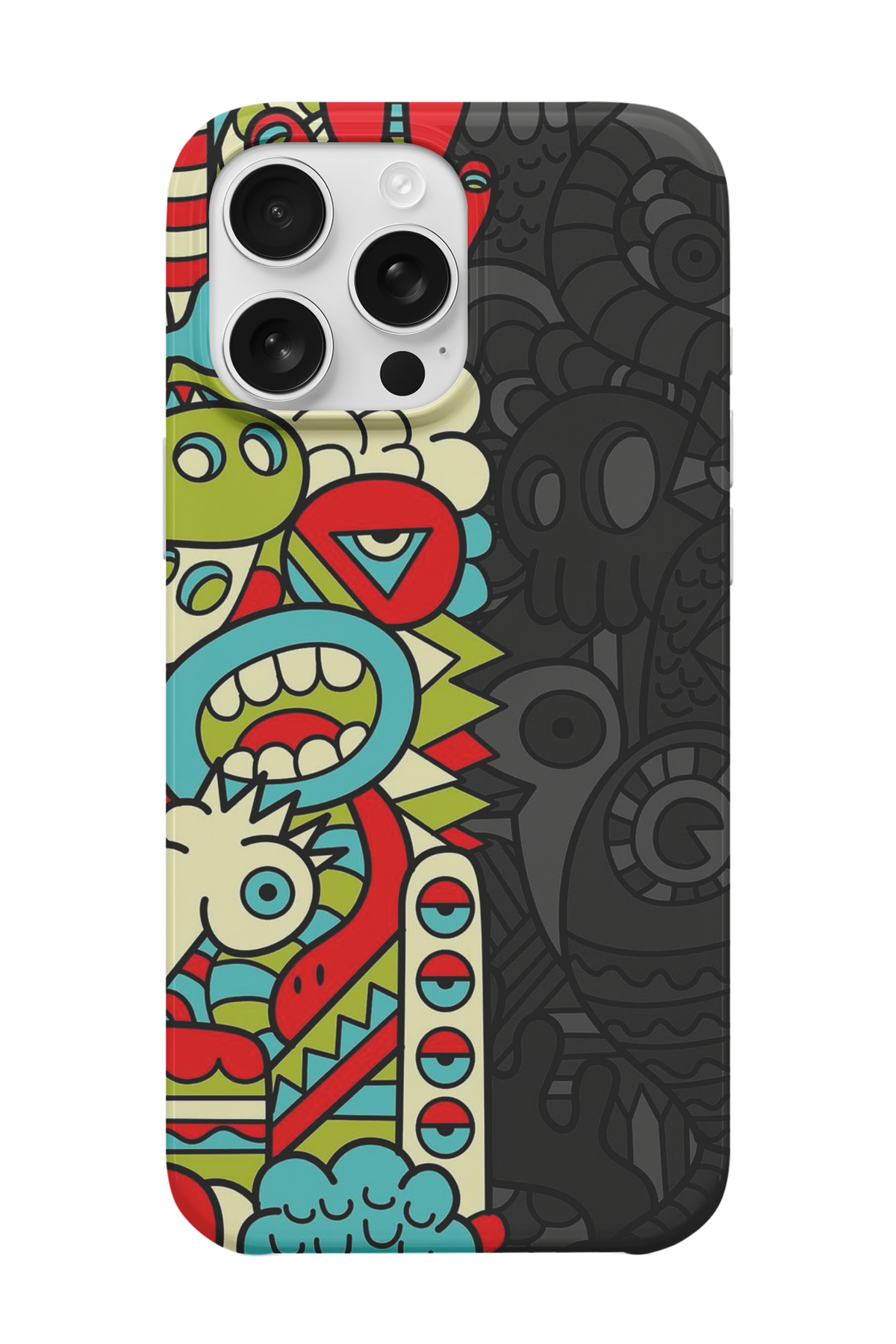 Dual Doodle Telefon Kılıfı R678