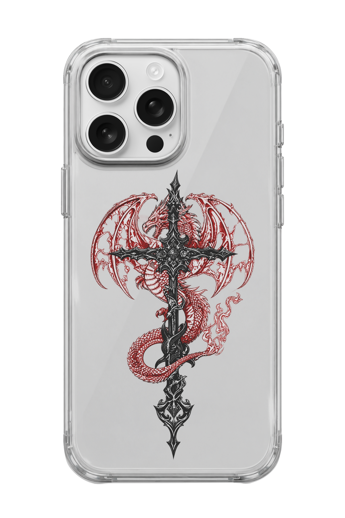 Dragon Oath Şeffaf Telefon Kılıfı RS009