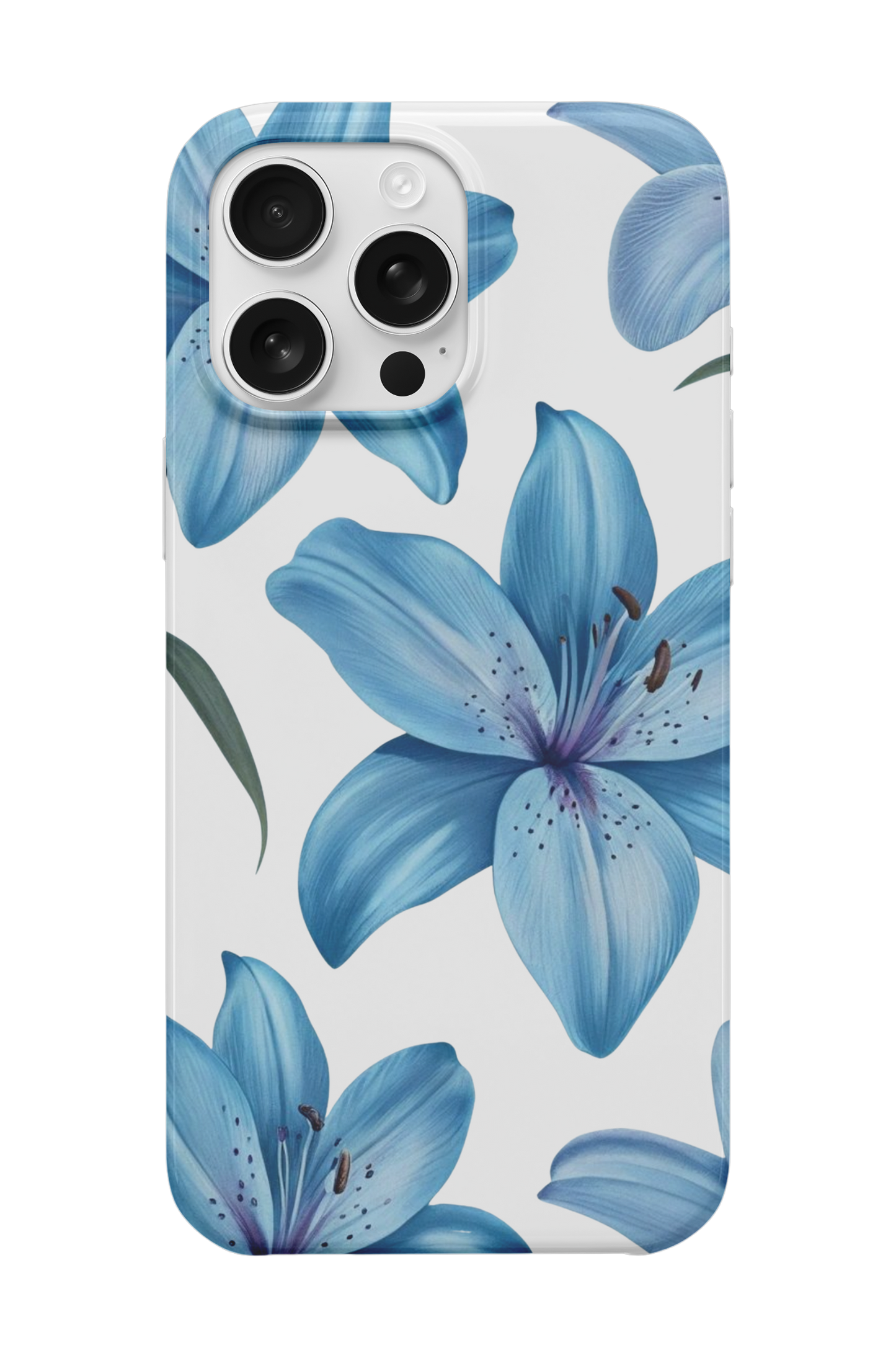 Blue Flowers Telefon Kılıfı R525