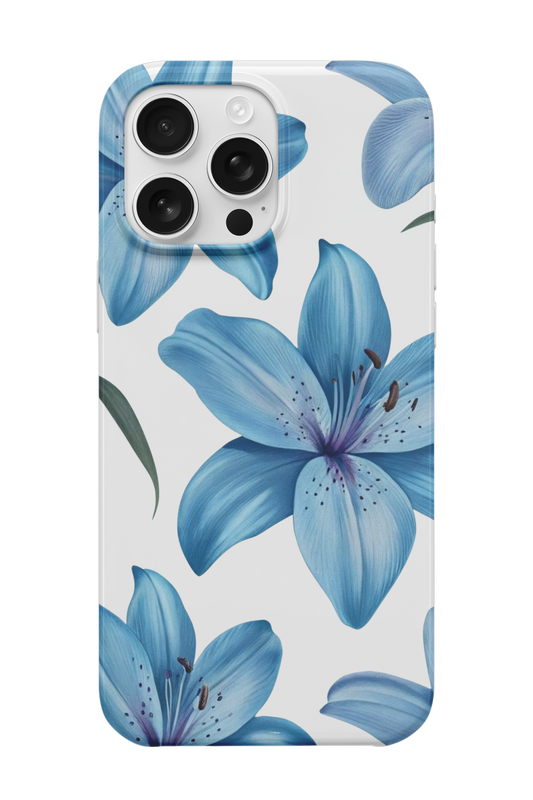 Blue Flowers Telefon Kılıfı R525