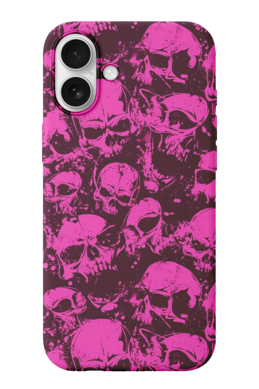Pink Skulls Telefon Kılıfı R192