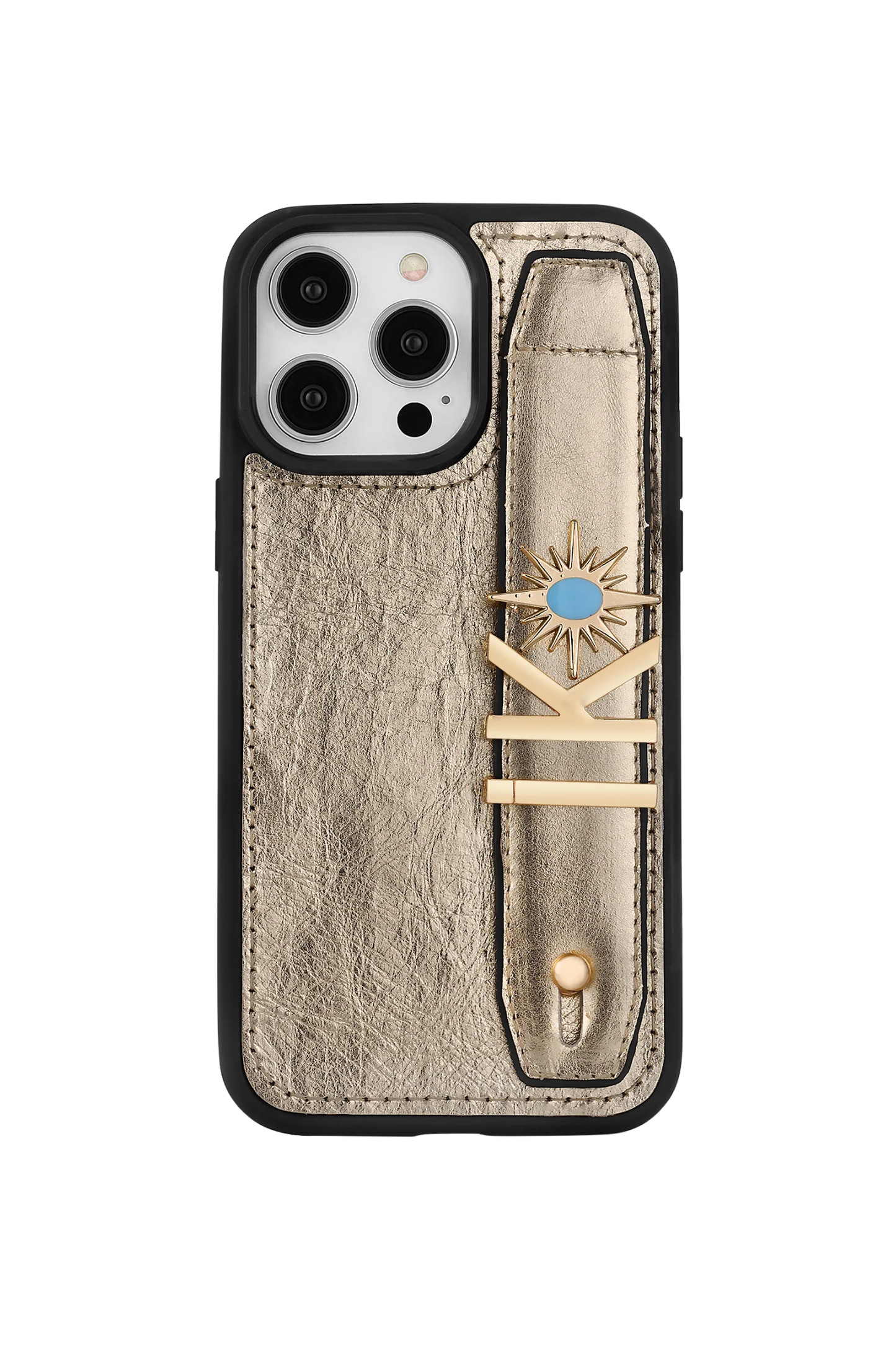 Charmlı Premium Gold Deri Kılıf