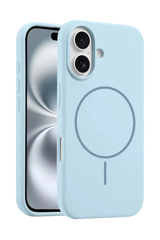 Magsafe Silikon Premium Kılıf - Mavi