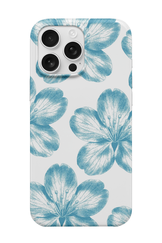 Blue Flowers Telefon Kılıfı R530