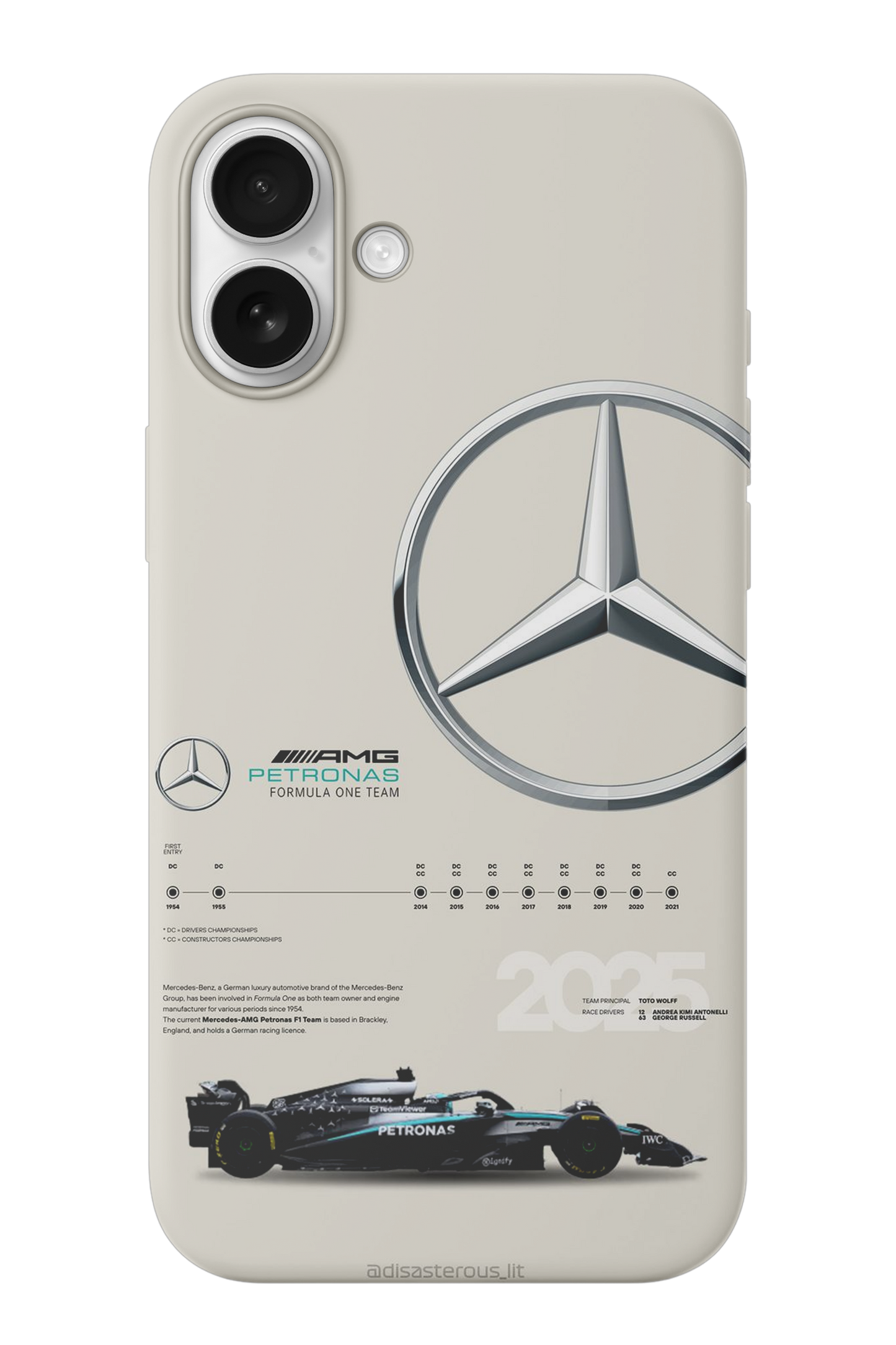F1 Mercedes Telefon Kılıfı R350