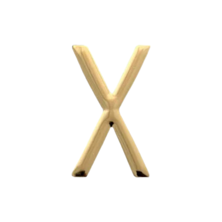Metal Charm - X