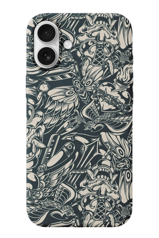 Vintage Tattoo Telefon Kılıfı R440