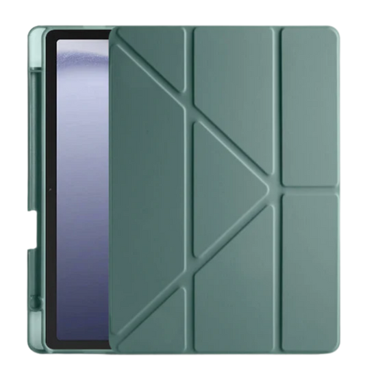 Üçgen Kalemlikli Smart Cover Tablet Kılıfı - Haki