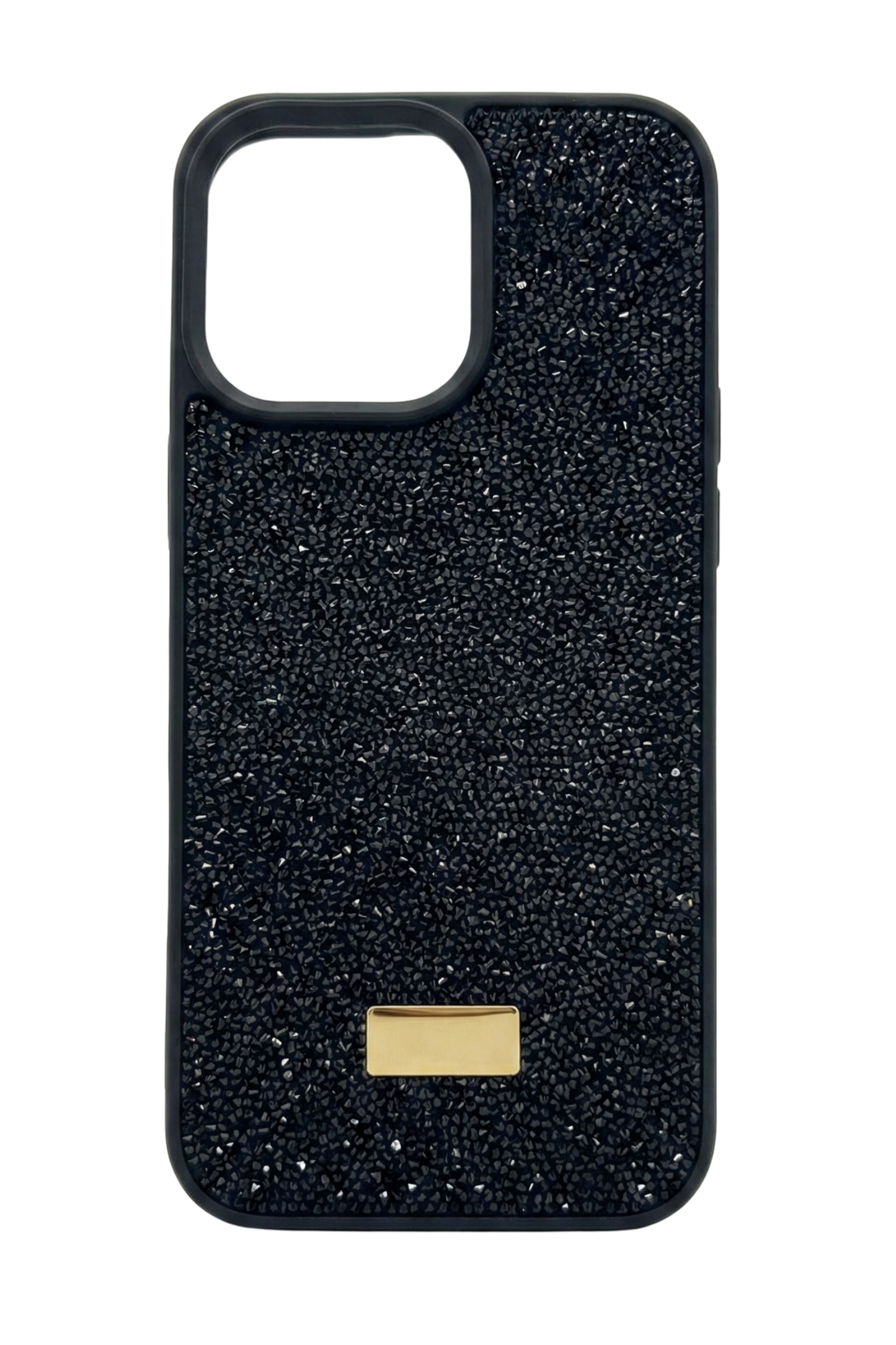 Kristal Taşlı Lüks Telefon Kılıfı - Siyah
