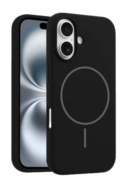 Magsafe Silikon Premium Kılıf - Siyah