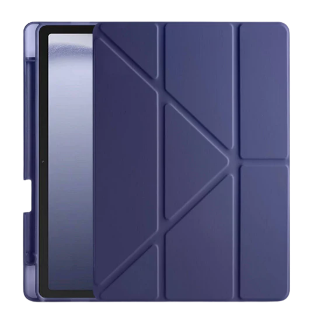 Üçgen Kalemlikli Smart Cover Tablet Kılıfı - Lacivert