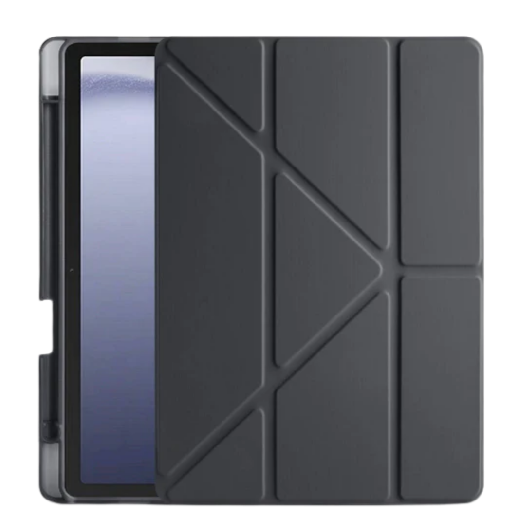 Üçgen Kalemlikli Smart Cover Tablet Kılıfı - Siyah