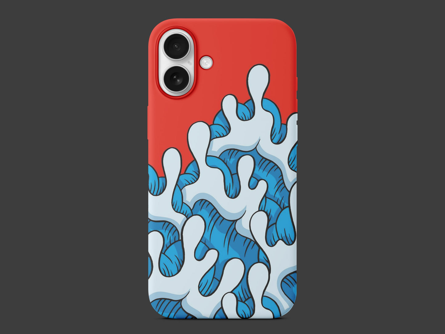 Mysterious Waves Telefon Kılıfı R183