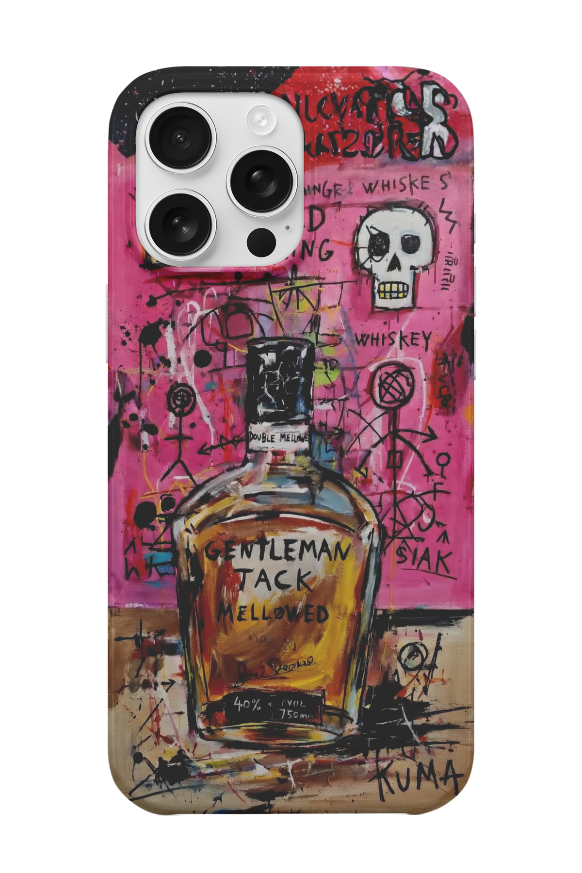 Whiskey Graffiti Telefon Kılıfı R658
