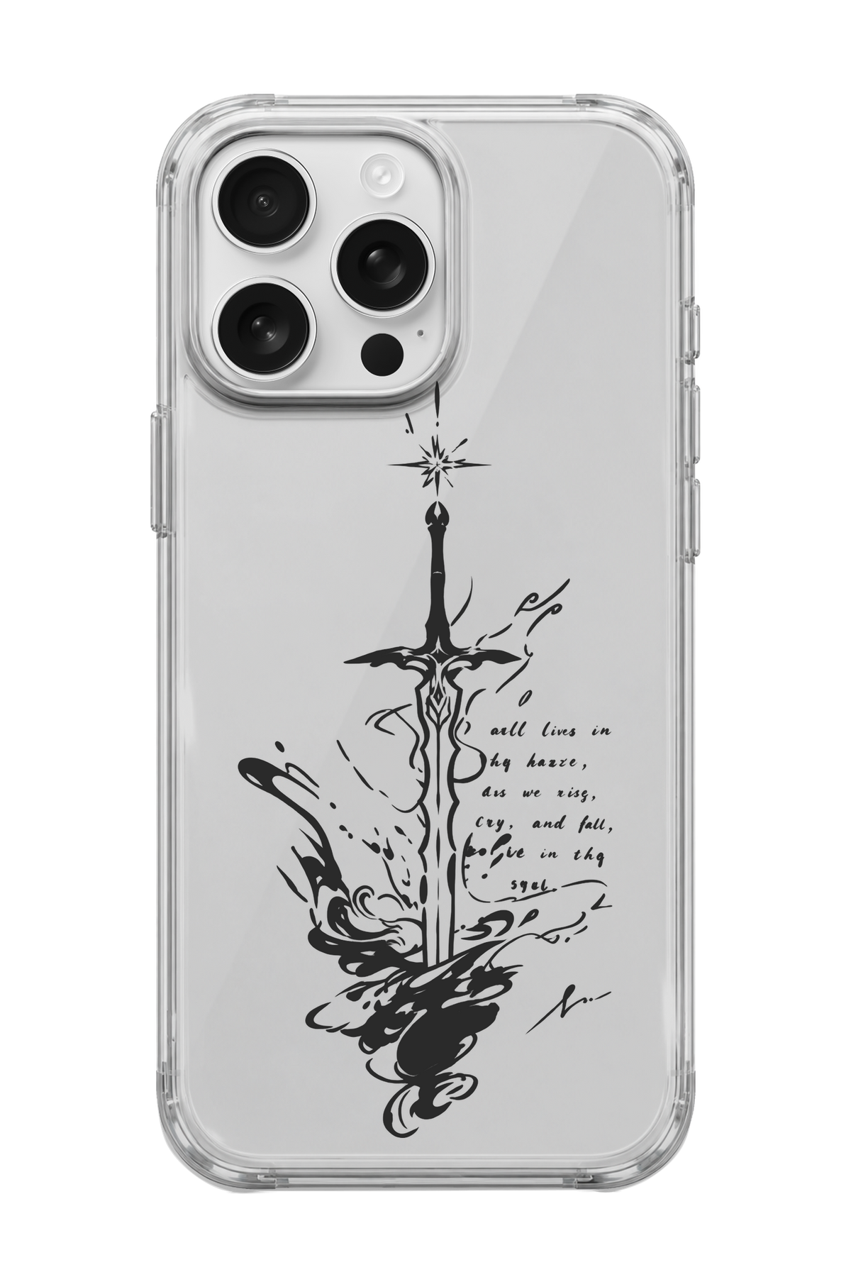 Astral Blade Şeffaf Telefon Kılıfı RS006